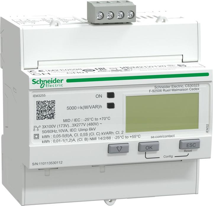 Schneider Electric Acti9 iEM3200 contatore di energia Modbus MID