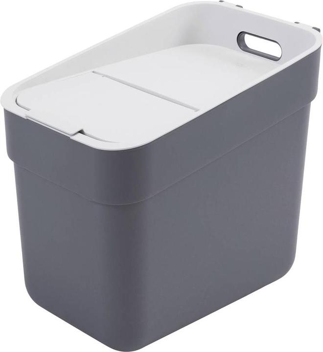 Actual product image Curver Ready to Collect 254717 Waste separation system plastic White, dark grey, G (60 l)