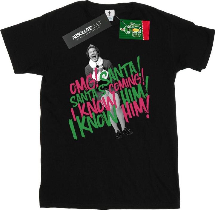 Elf Santa's Coming TShirt (M)