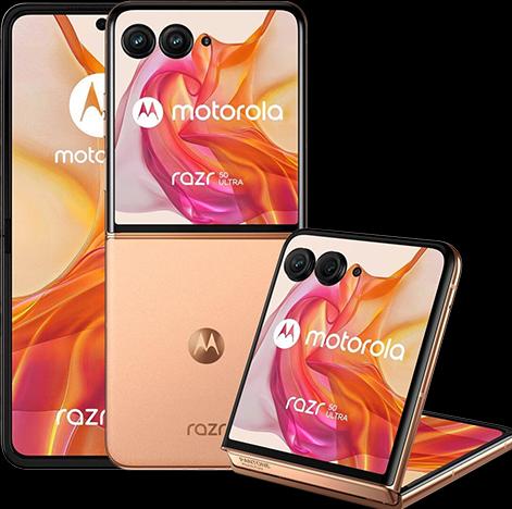 Motorola Razr 50 Ultra (512 GB, Peach Fuzz, 6.90", SIM + eSIM, 50 Mpx, 5G)