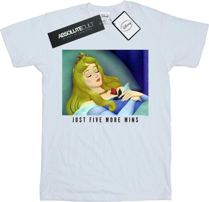 Actual product image Disney Princess Mens Sleeping Beauty Five More Minutes T-Shirt (XL)