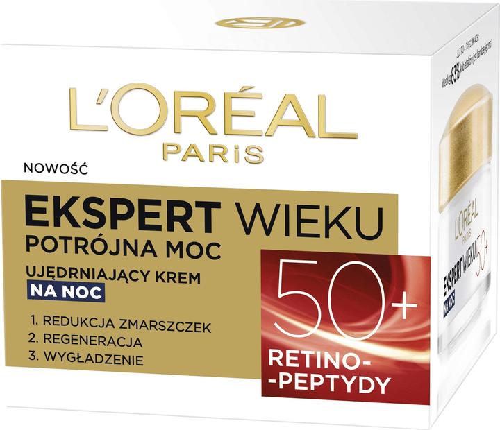 Actual product image L'Oréal Paris L'Oréal Age Specialist Expert Age 50+ night face cream 50ml (50 ml, Night cream)