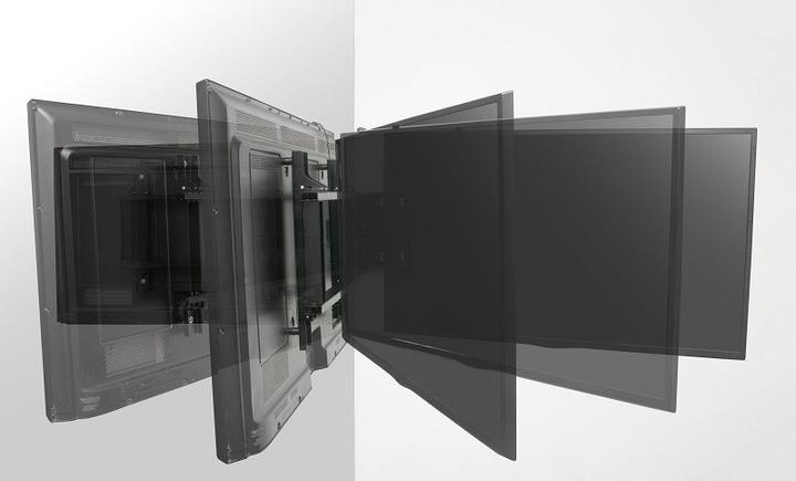 Actual product image DSS Wall mount electric, -75", max 40 kg, black (Wall, 75", 40 kg)