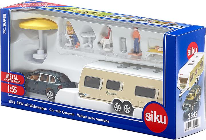 Actual product image Siku Car with caravan
