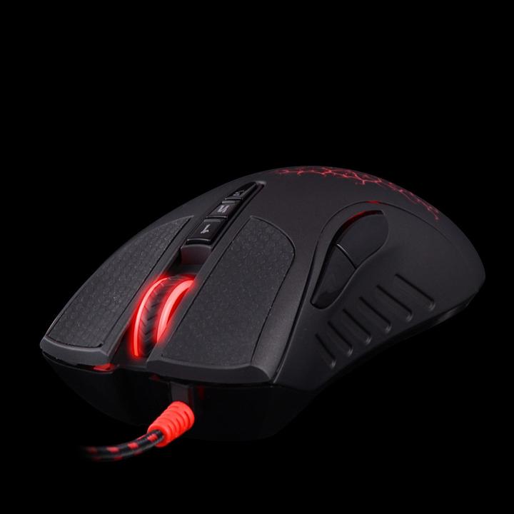 Image du produit A4Tech Bloody A90A Blazing, 6200DPI, optinė, 8kl., su laidu USB, juoda, do gry, V-Track, CORE3 (Filaire)