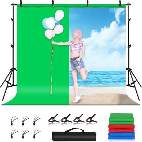 Produktbild Puluz Green Screen Studio Hintergrund Kit (300 cm, 200 cm)