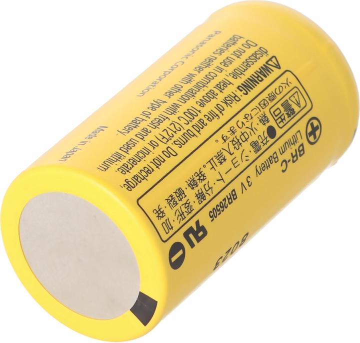 Actual product image Panasonic Battery BR-C, Baby without solder tag, BR26500 (1 pcs., C, 5000 mAh)