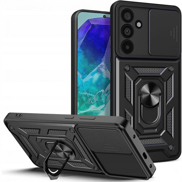 Actual product image Tech-Protect CamShield Pro case for Samsung Galaxy M55 5G - black (Samsung Galaxy A55)
