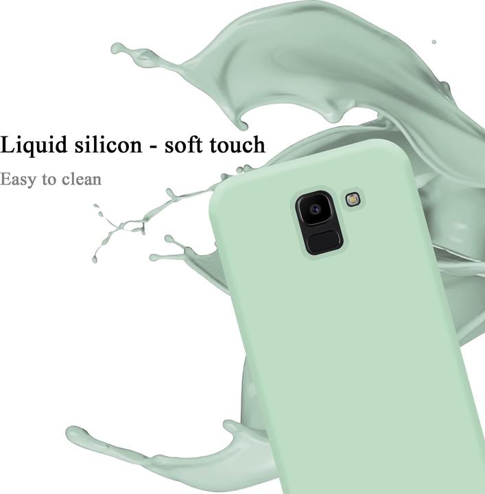 Actual product image Cadorabo TPU Liquid Silicone Case Cover (Samsung Galaxy J6 (2018))