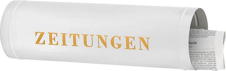 Image du produit Burg Wächter Porte-journaux 800 largeur 400 mm blanc acier