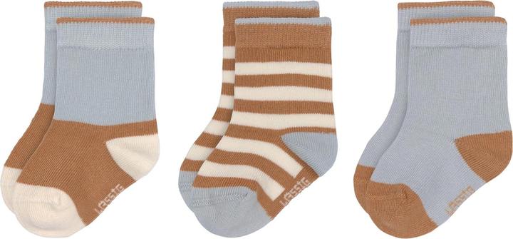 Image du produit Lässig Lot de 3 chaussettes Bleu clair Caramel Gr. 23 - 26 (Lot de 3, 23 - 26)