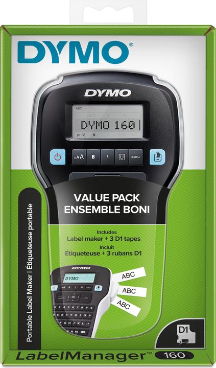 Produktbild Dymo LabelManager LM160 Etikettendrucker Wärmeübertragung Kabellos QWERTY