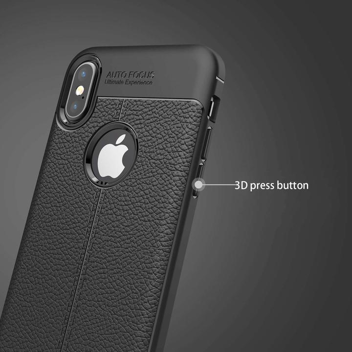 Immagine prodotto Cadorabo Copertura in TPU con struttura in similpelle (Apple iPhone X)