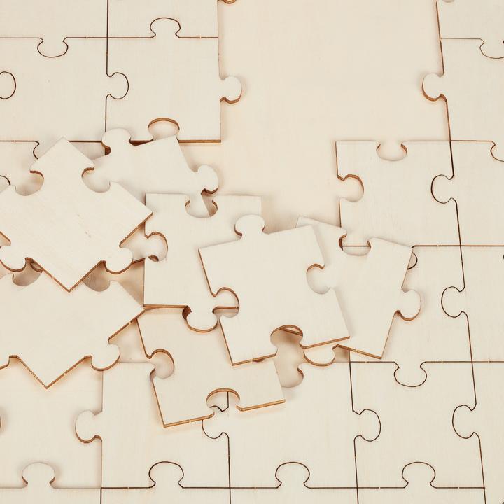 Actual product image Relaxdays Heart puzzle (49 pieces)