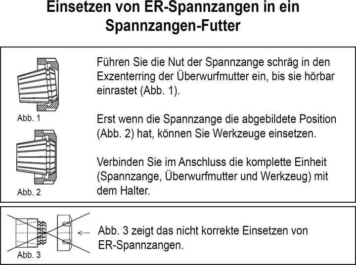 Produktbild Paulimot Spannzangenfutter / Aufnahme für ER16-Spannzangen MK2/M10
