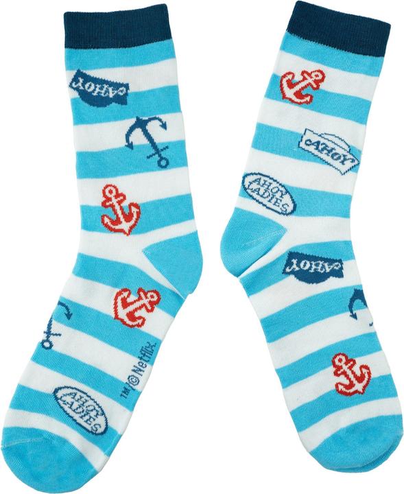 Actual product image Cinereplicas Stranger Things: Scoops Ahoy socks (3 pairs (pack of 3, 40)