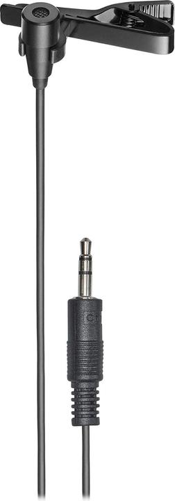 Actual product image Audio-Technica AudioT ATR3350x Clip On Microphone bk Omnidirectional Condenser Microphone