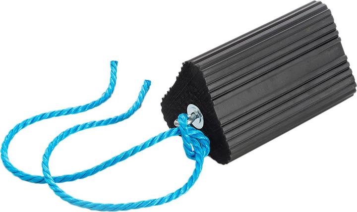 Produktbild Vulcascot Gummi Unterlegkeil schwarz, 170 mm x 250 mm x 150mm