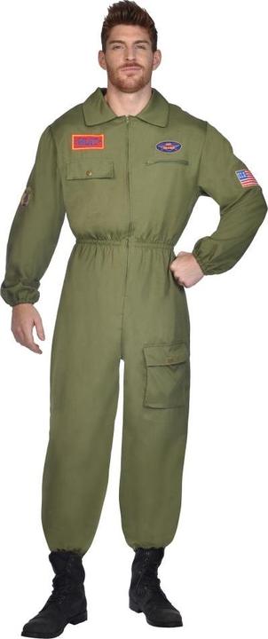 Produktbild Amscan Kampfjet Pilot Overall Herrenkostüm (S)