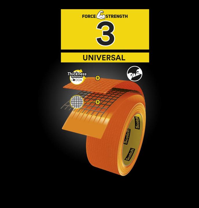 Actual product image Scotch High Visibility Adhesive Tape (48 mm)