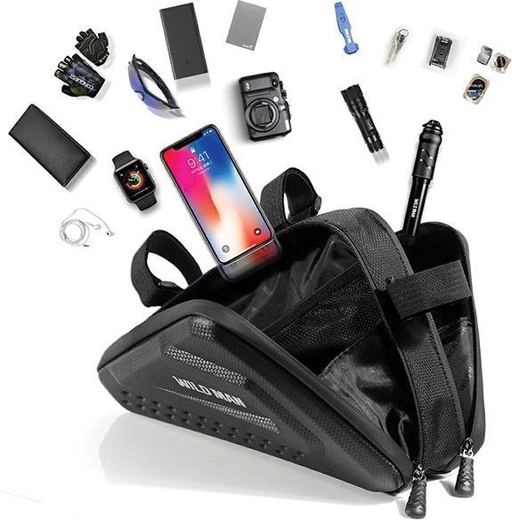 Actual product image Wildman Etui/sakwa na ramę roweru ES19 uchwyt rowerowy czarna/black