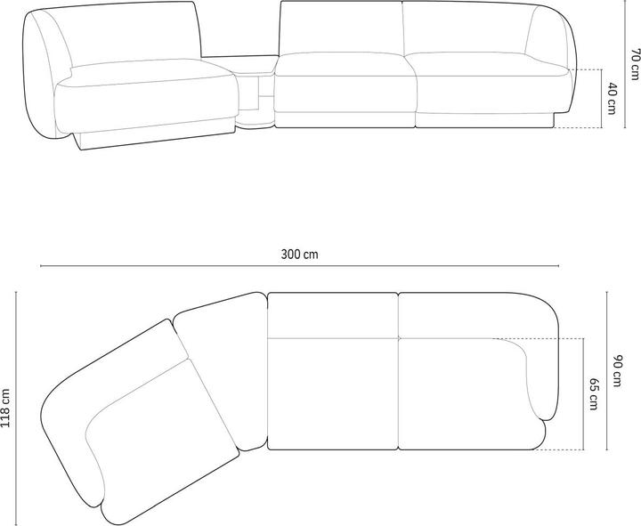 Actual product image Micadoni Miley (2 person sofa, 3-seater, 4-seater)