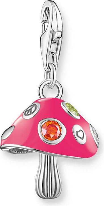 Produktbild Thomas Sabo Charm-Anhänger bunter Pilz Silber (Emaille, Silber 925)