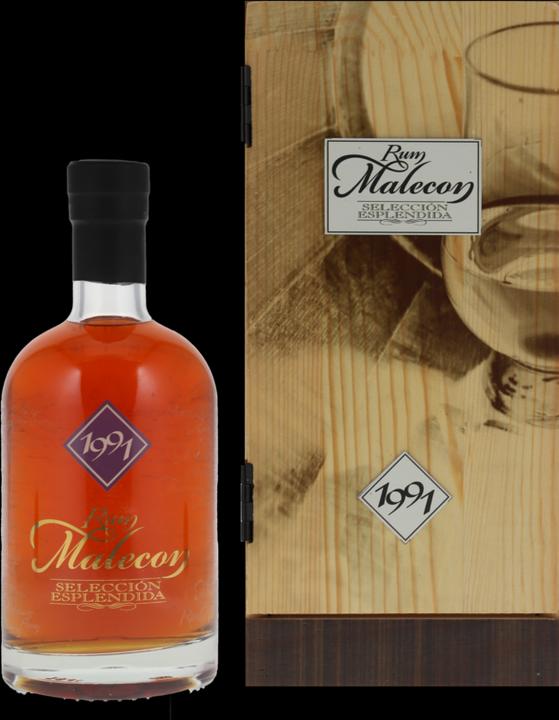 Malecon Rum SELECCIÓN ESPLENDIDA 1991 40% Vol. 0,7l in wooden box