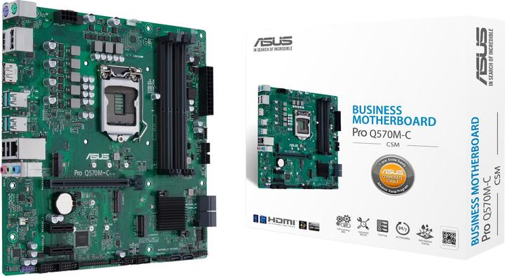Productafbeelding ASUS Pro Q570M-C/CSM (LGA 1200, Intel Q570, mATX)