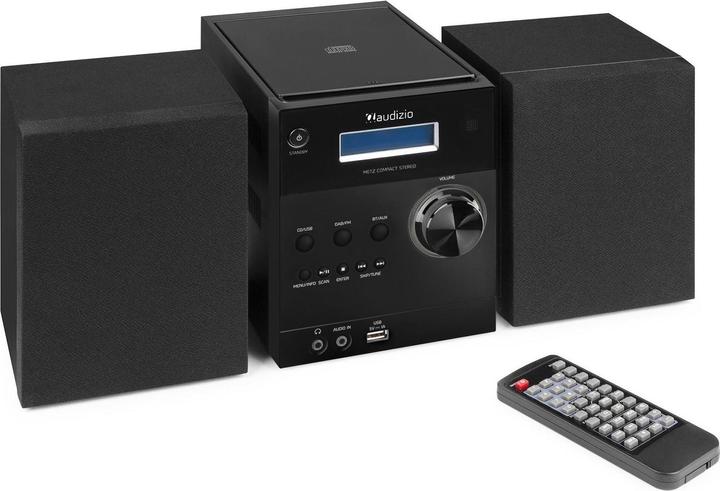 Actual product image Audizio Metz Micro-HiFi System (Bluetooth, CD player, 2x 15 W)