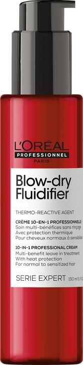 L'Oréal Professionnel Fluidifier - Blow-Dry Fluidifier 10-In-1 Professional Cream (150 ml)