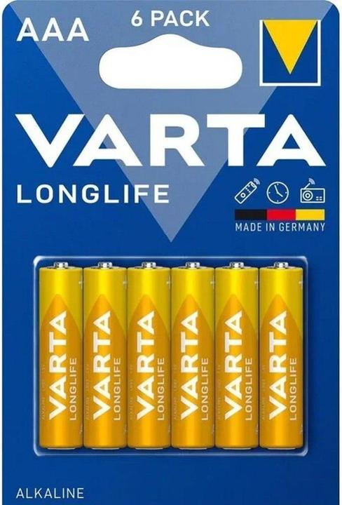 Immagine prodotto Varta Longlife Extra - Batteria 6 x AAA - Alcalina (6 pz., AAA)