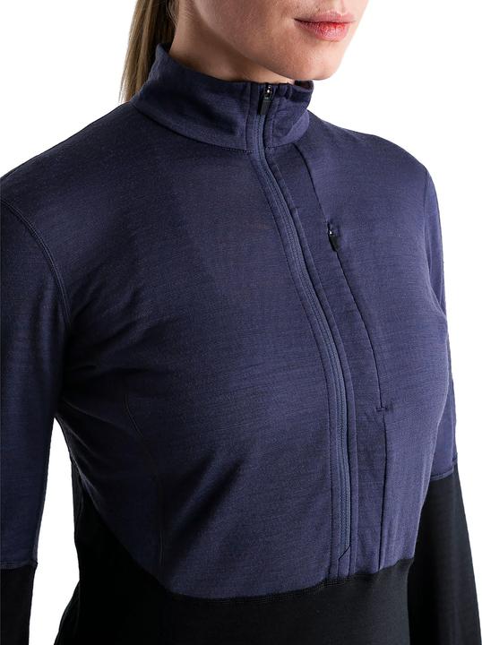 Actual product image Icebreaker Women Merino 200 Realfleece Descender LS Half Zip (XL)