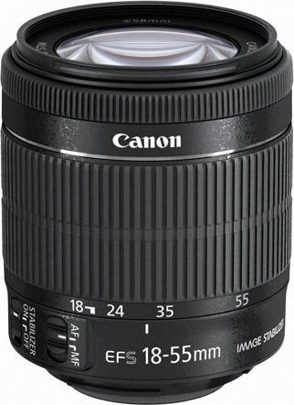 Produktbild Canon EF-S 18-55mm f/3.5-5.6 IS STM - Import (Canon EF-S, APS-C / DX)
