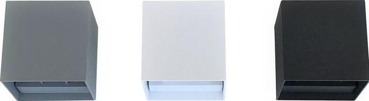 Produktbild Z-Licht Wandleuchte Würfel LED 10W weiss IP65 (1000 lm)