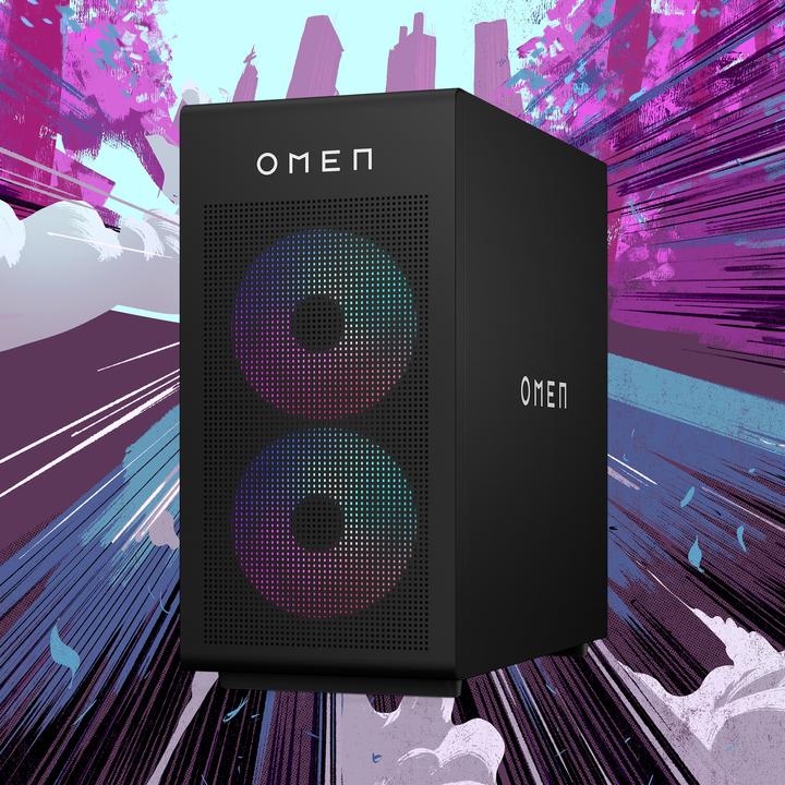 Actual product image HP OMEN GT16-0471ng 35L Gaming Desktop R7-8700G 32GB/1TB SSD RTX 4060 Ti Win11 (AMD Ryzen 7 8700G, 32 GB, 1000 GB, GeForce RTX 4060 Ti)