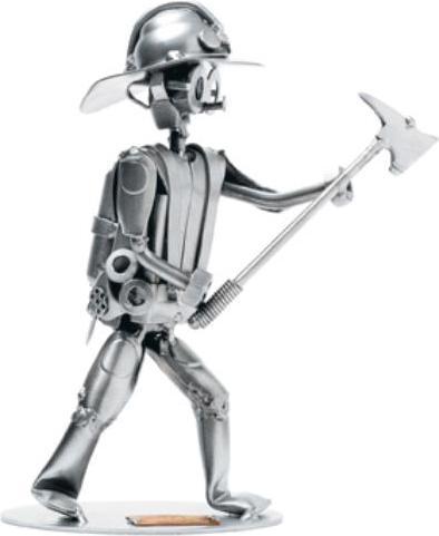 Produktbild Hinz & Kunst 267 - Figur "Feuerwehrmann mit Axt" (14 x 7 x 19 cm)