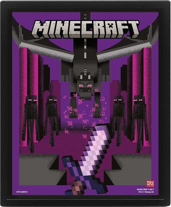 Image du produit Minecraft - Imprimé 3D ENDER DRAGON DUEL