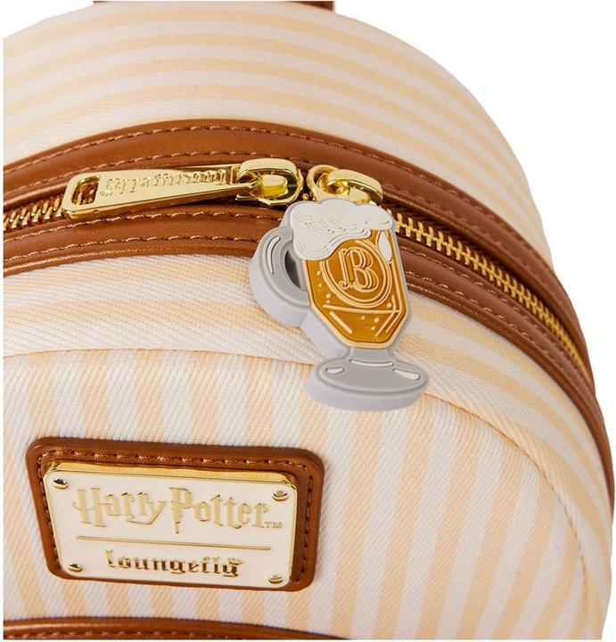 Actual product image Loungefly Harry Potter Butterbeer backpack