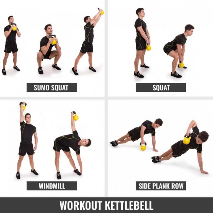Produktbild Gorilla Sports Kettlebell Cement (1 x 14 kg)