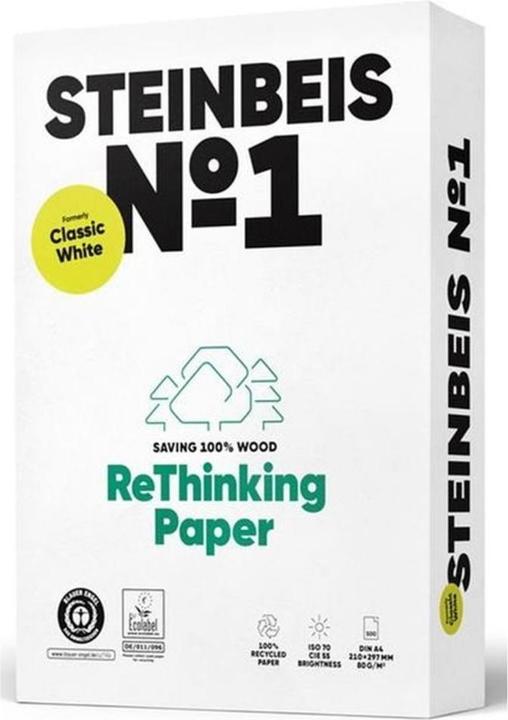 Steinbeis Recyclage du papier universel ClassicWhite (80 g/m², 500 x, A4)