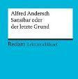 Image du produit Alfred Andersch: Sansibar oder der letzte Grund (Allemand, Stefan Schallenberger, 2002)