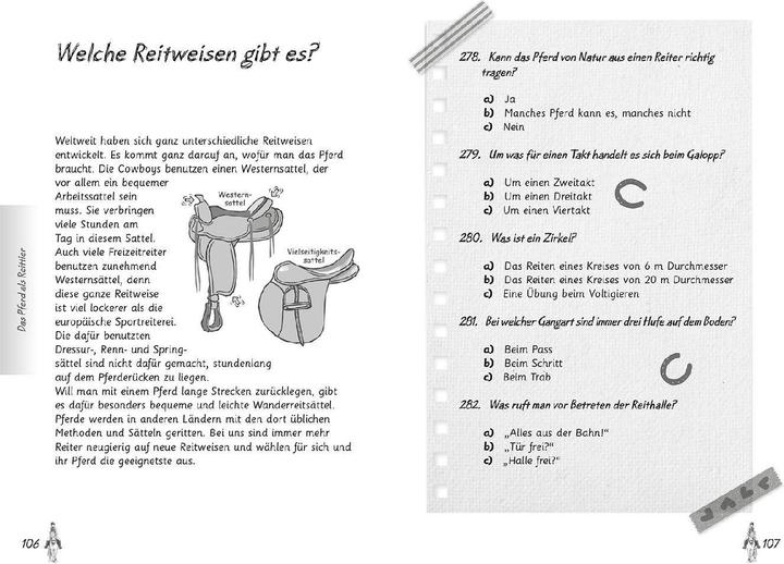 Actual product image Kosmos Mein Pferdequiz (German, Gea Olbricht, Carola Henke, 2023)