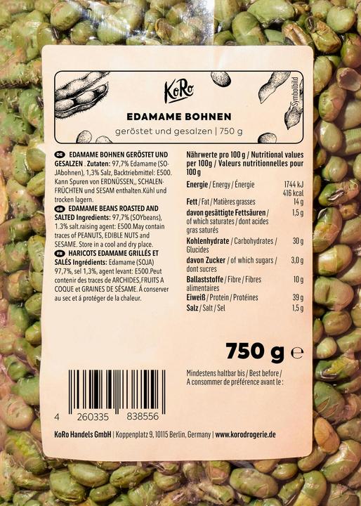 Image du produit KoRo Fèves d'edamame (750 g)