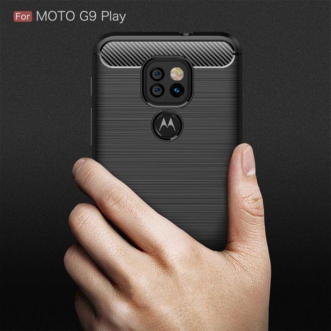 Produktbild MU Style Carbon Fiber TPU Softcase Series (Motorola Moto G9 Play)