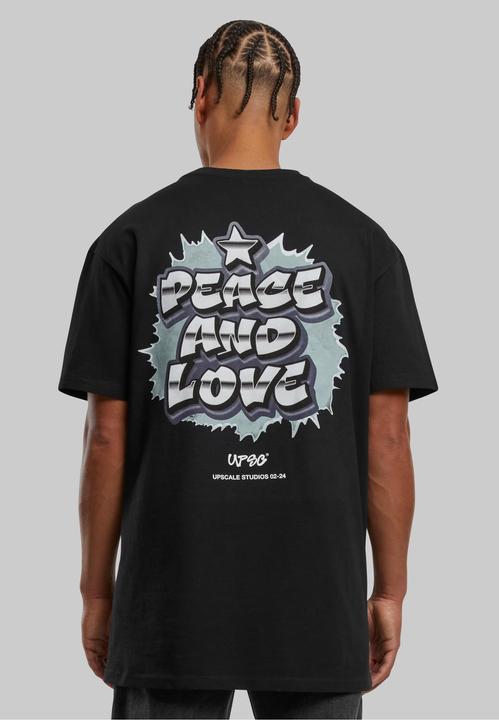 Actual product image Urban Classics Upscale Peace&Love Heavy Oversize Tee - 176629 (L)