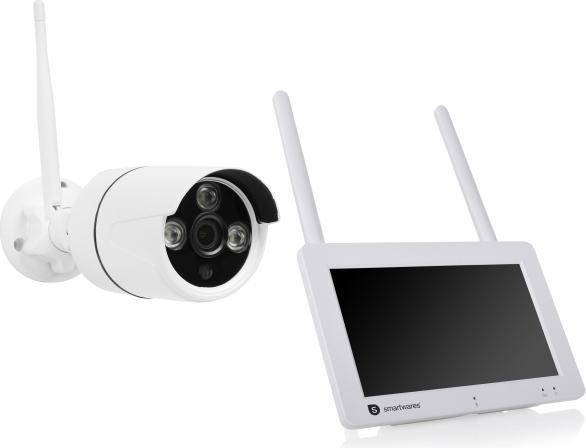 Smartwares Trådlös övervakningskamera 1080p 7 skärm + app