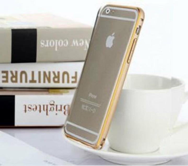 Actual product image Okmore Metal Bumper for iPhone 6s gold (Apple iPhone 6s)