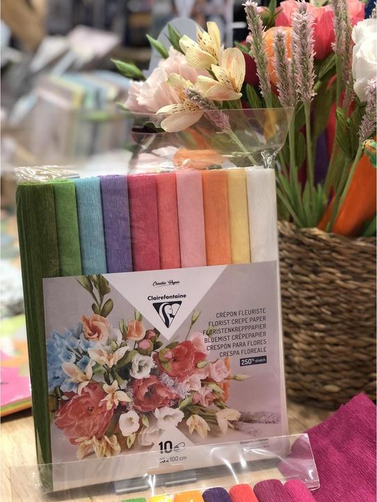 Image du produit Clairefontaine Papier crêpé (160 g/m², 10 x)