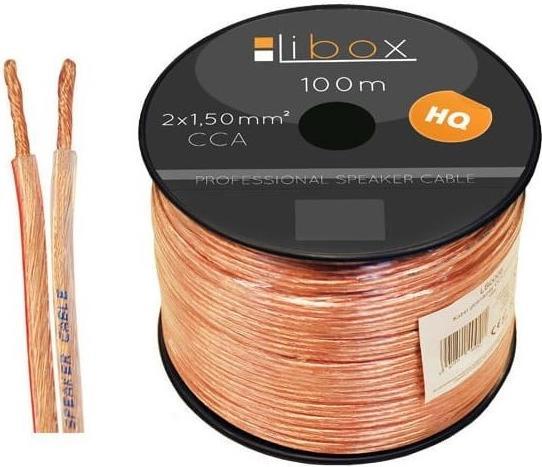 Actual product image Libox speaker cable 2x1.50 (100 m, 1.50 mm²)